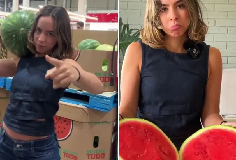 Influencer compra sand&iacute;a con Taj&iacute;n 