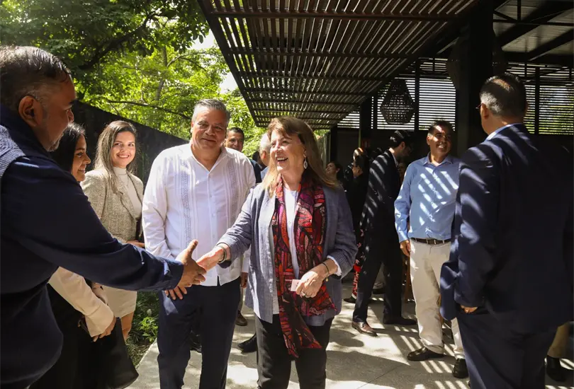 Margarita Gonz&aacute;lez Saravia y NAFIN trabajar&aacute;n juntos para impulsar desarrollo econ&oacute;mico de Morelos