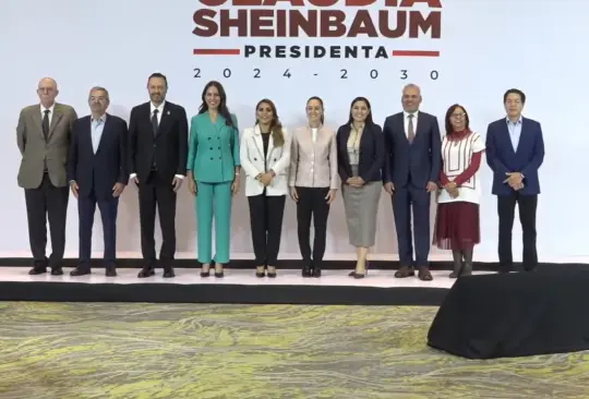 Sheinbaum se reunió con un grupo de gobernadores electos. 