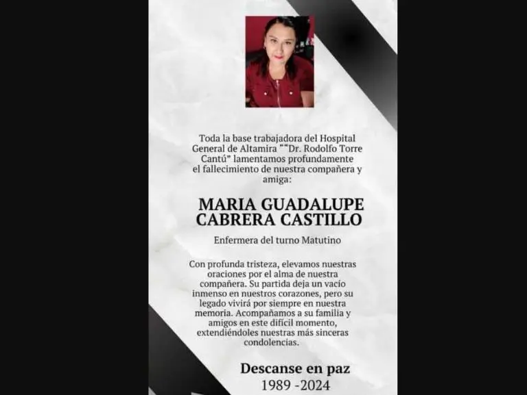 Despiden a la enfermera (Redes sociales)