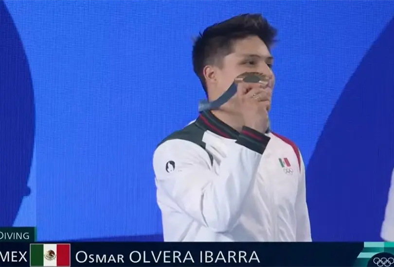 Osmar Olvera gana medalla de bronce para M&eacute;xico en Par&iacute;s 2024. 