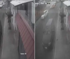 Imágenes Fuertes: Sicarios acribillan a un mecánico en su camioneta con fusiles de asalto