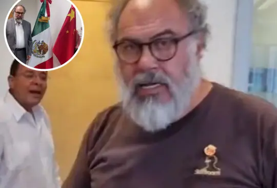 Exhiben a cónsul mexicano en trifulca en Shanghái. 