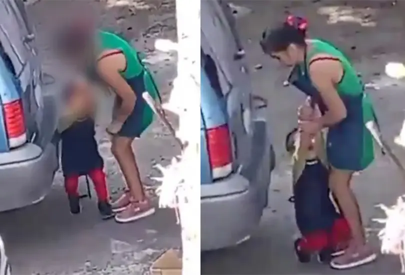 La mujer de 21 años, identificada como Rosa Linda, fue detenida La mujer de 21 años, identificada como Rosa Linda, fue detenida