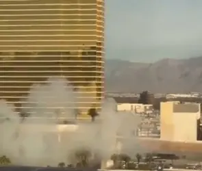 El impactante momento el que explota Cybertruck enfrente de Hotel Trump en Las Vegas