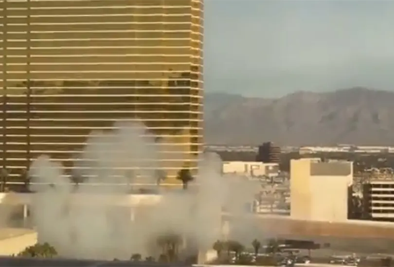 Reportan explosi&oacute;n cerca de torre de Donald Trump en Las Vegas