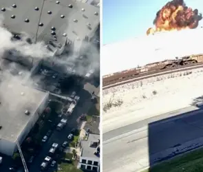 Avioneta se impacta en almacén de California: autoridades investigan posibles víctimas