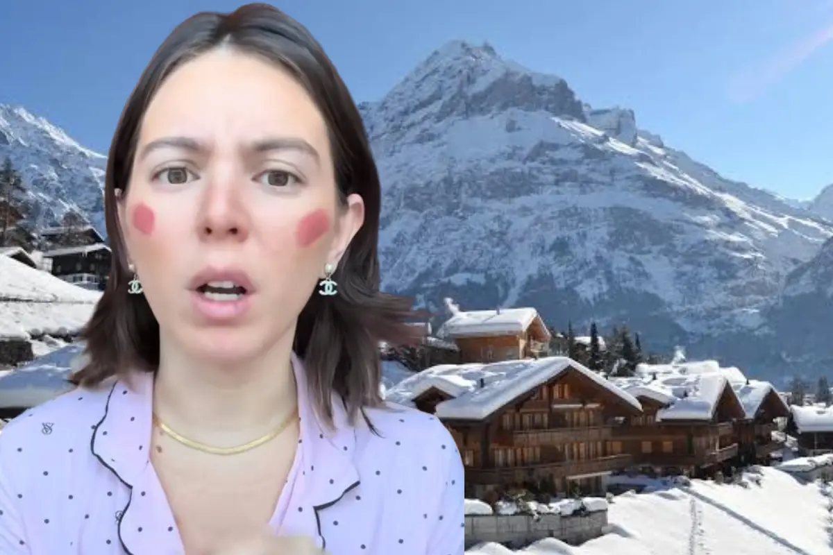  Influencer mexicana explota contra "pueblito" de Suiza 