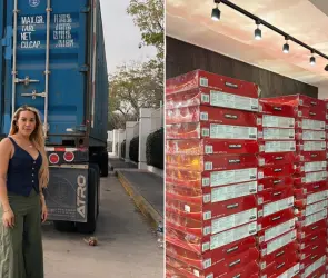 Revendedora de Costco compra 800 roscas de Reyes y contrata camión de carga para venderlas