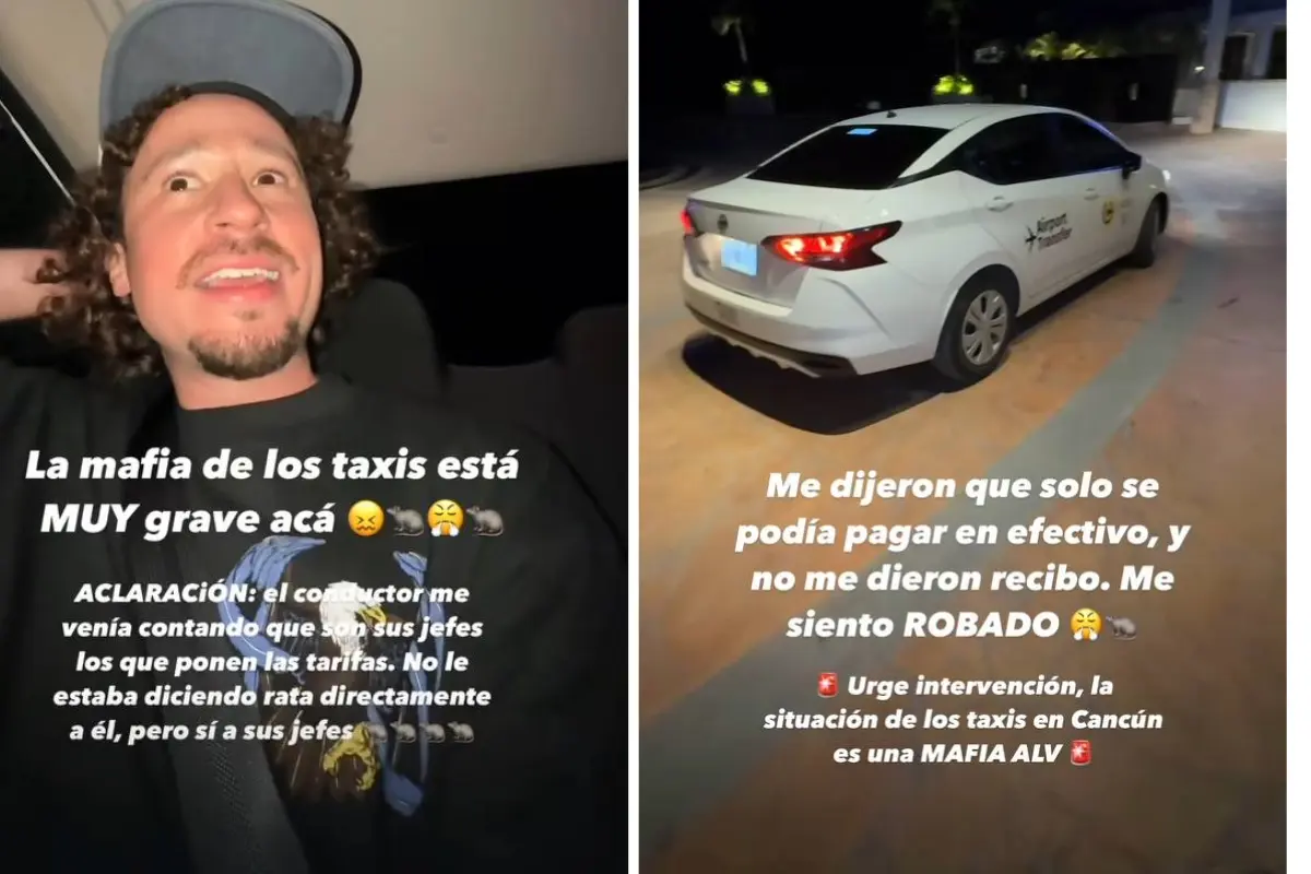  Luisito Comunica denuncia abuso en tarifas de taxis en Cancún 