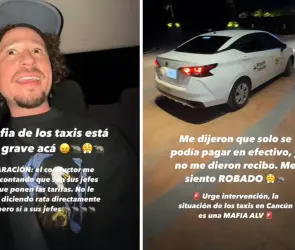 2 mil pesos por 20 minutos: Luisito Comunica denuncia abuso en tarifas de taxis en Cancún