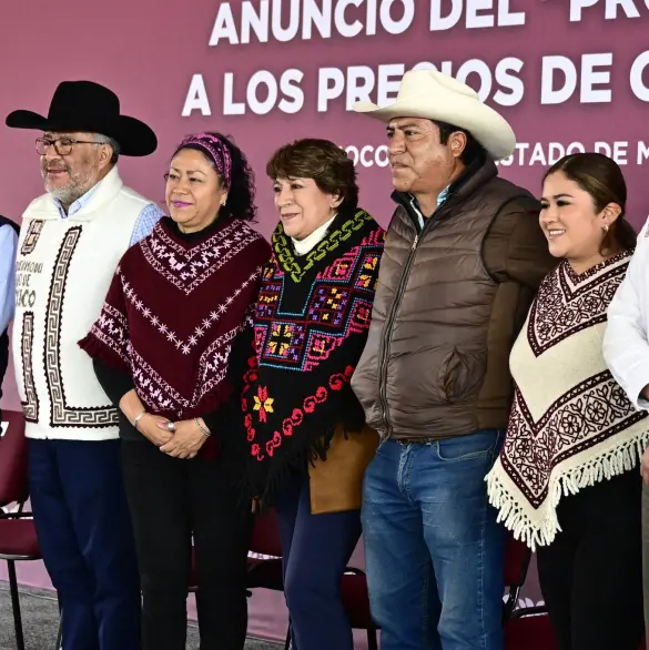 Delfina Gómez y Horacio Duarte impulsan programa para pequeños productores de maíz en Edomex