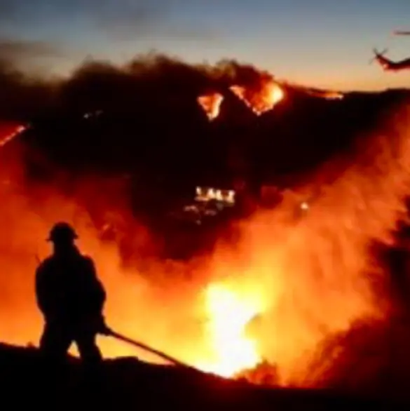 El antes y después de la devastación de los incendios en Los Ángeles