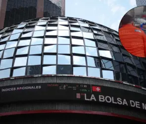 Hombre sufre accidente y cae 15 metros en la Bolsa Mexicana de Valores mientras limpiaba la cúpula