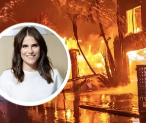 Karla Souza comparte imágenes de cómo el fuego destruyó su hogar