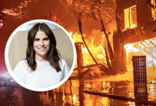 Karla Souza comparte imágenes de cómo el fuego destruyó su hogar