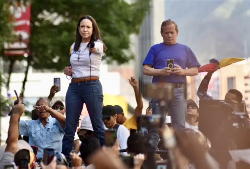 Desmiente Mar&iacute;a Corina Machado detenci&oacute;n por el r&eacute;gimen de Maduro: estoy bien y a salvo