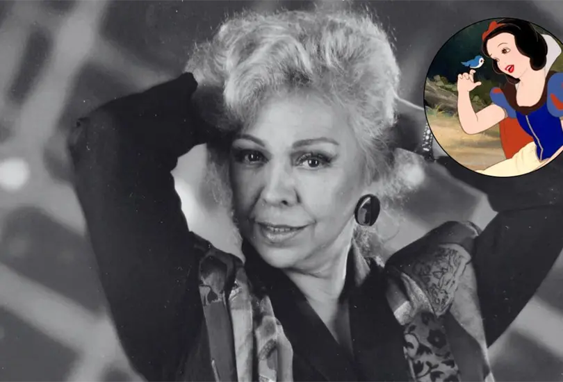 La actriz es reconocida por ser la voz en espa&ntilde;ol latino de Blanca Nieves