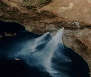 Impactantes im&aacute;genes satelitales muestran la devastaci&oacute;n por los incendios en Los &Aacute;ngeles