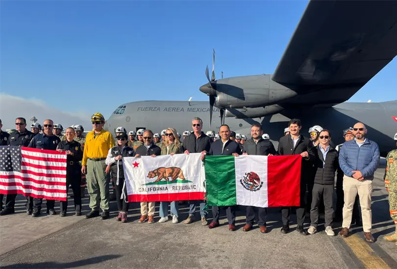 El Gobierno mexicano envi&oacute; equipos de apoyo