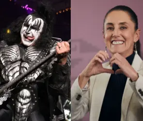 Gene Simmons, de Kiss, agradece a Sheinbaum por enviar ayuda a Los Ángeles