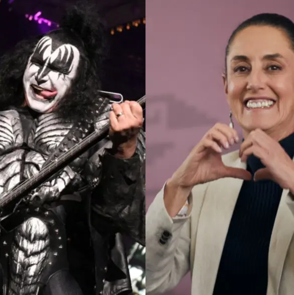 Gene Simmons, de Kiss, agradece a Sheinbaum por enviar ayuda a Los Ángeles