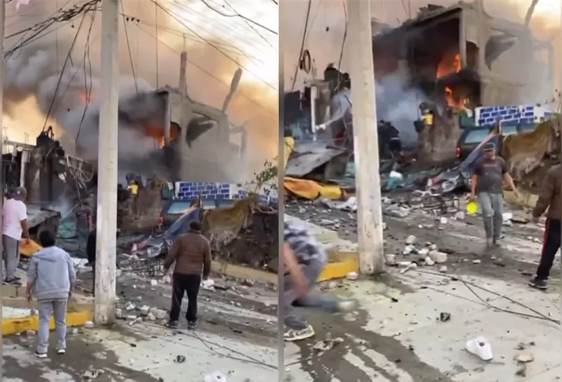 La tarde de este mi&eacute;rcoles se registr&oacute; una fuerte explosi&oacute;n en el municipio mexiquense en donde resultaron heridos menores de edad.