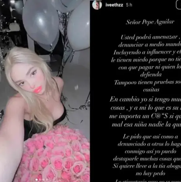 Influencer que afirma tener relación con Nodal asegura estar embarazada