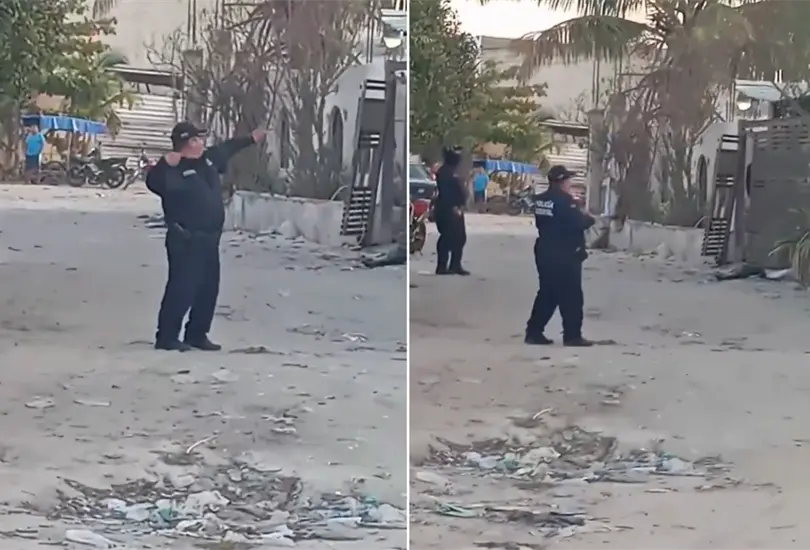 Polic&iacute;as utilizan resorteras para capturas a ladrones en Yucat&aacute;n