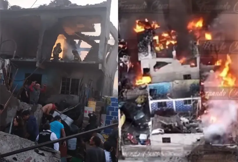 Vecinos de Chimalhuac&aacute;n narran c&oacute;mo vivieron la explosi&oacute;n del taller clandestino.