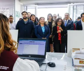 Clara Brugada inaugura la agencia de empleo Tecpantli Icpac para apoyar a desempleados