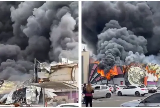 Imágenes impactantes del incendio en Plaza Cinépolis de Culiacán