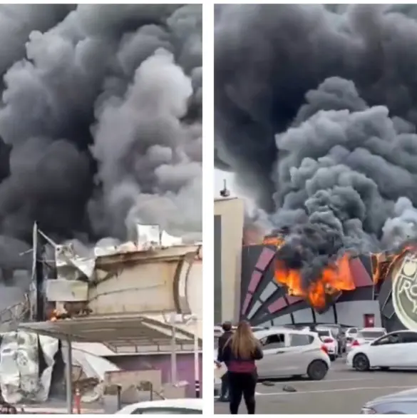 Imágenes impactantes del incendio en Plaza Cinépolis de Culiacán