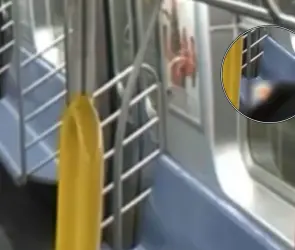 Captan a hombre intentando prender fuego en el Metro; había gente dormida