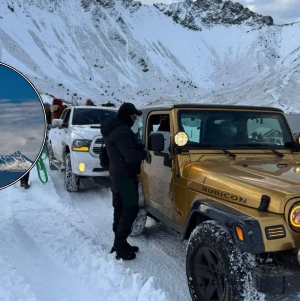 Buscan a sujetos que metieron vehículos todoterreno al Nevado de Toluca