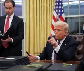 Así fue el primer día de Donald Trump en el poder