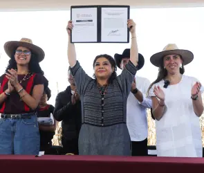 Clara Brugada declara territorio libre de maíz transgénico y lanza plan para proteger el maíz nativo