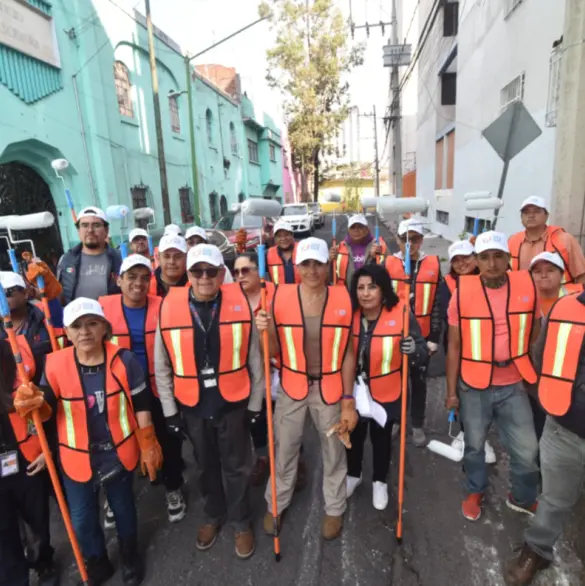 Ale Rojo de la Vega encabeza Limpia Cuauhtémoc en la Guerrero