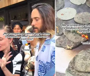 Jared Leto sorprende a fans en puesto de quesadillas en CDMX: ¿De qué se las pidió?