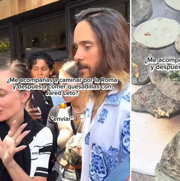 Jared Leto sorprende a fans en puesto de quesadillas en CDMX: ¿De qué se las pidió?