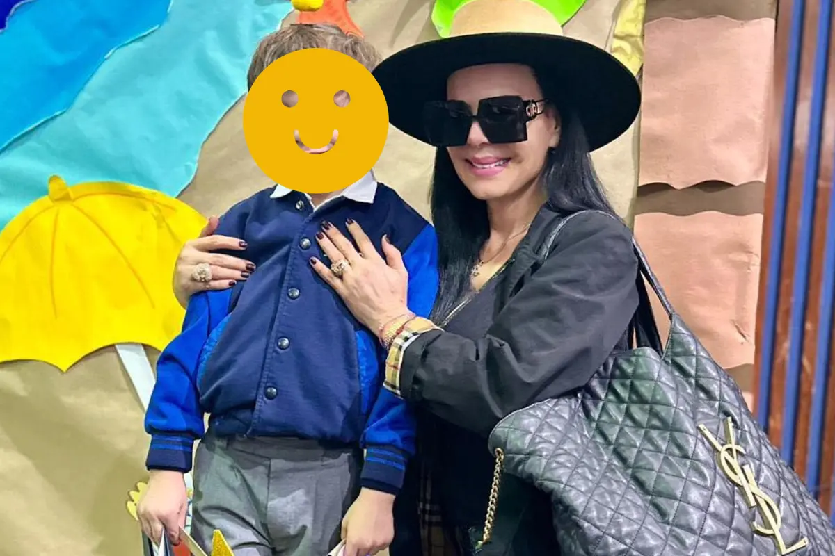 Maribel Guardia con su nieto Especial