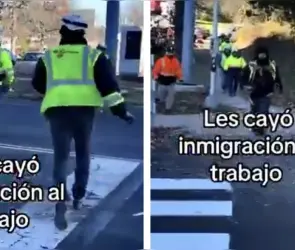 Trabajadores indocumentados escapan de una redada migratoria en EE.UU. | VIDEO