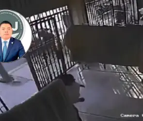 Revelan video del momento exacto del ataque al exfiscal Elohim Díaz