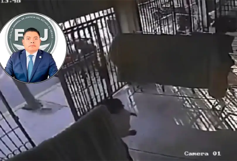 Cámaras de seguridad captaron el momento exacto en que dos personas bajaron de una moto para entrar a asesinar al exfiscal Cámaras de seguridad captaron el momento exacto en que dos personas bajaron de una moto para entrar a asesinar al exfiscal