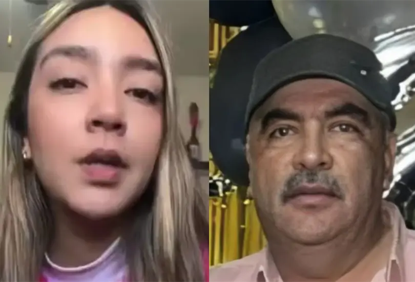 La joven pidió ayuda en redes sociales para dar con el paradero de su padre. La joven pidió ayuda en redes sociales para dar con el paradero de su padre.