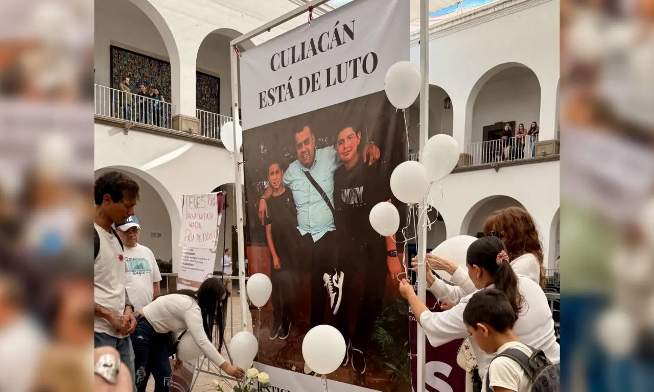  "El gobierno ya no hace nada": menor alza la voz en manifestación por asesinatos en Culiacán 