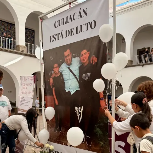 Manifestantes irrumpen Palacio de Gobierno en Culiacán exigiendo justicia por Alexander y Gael