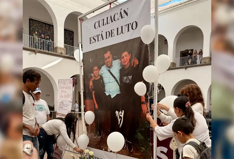 El gobierno ya no hace nada: menor alza la voz en manifestaci&oacute;n por asesinatos en Culiac&aacute;n