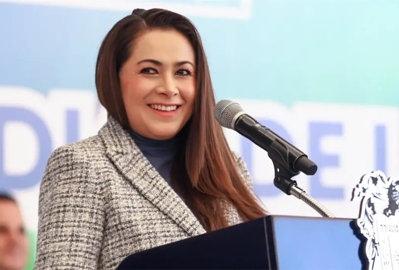 Tere Jim&eacute;nez, gobernadora de Aguascalientes.