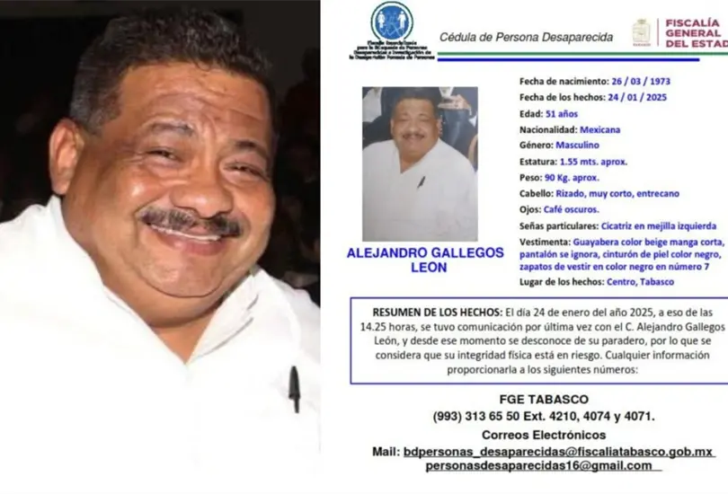 El cuerpo del periodista fue encontrado en el municipio de C&aacute;rdenas. 
